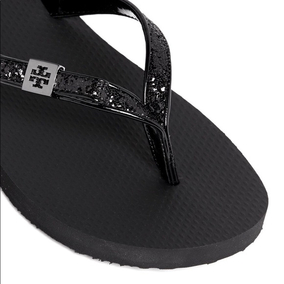 tory burch glitter sandals
